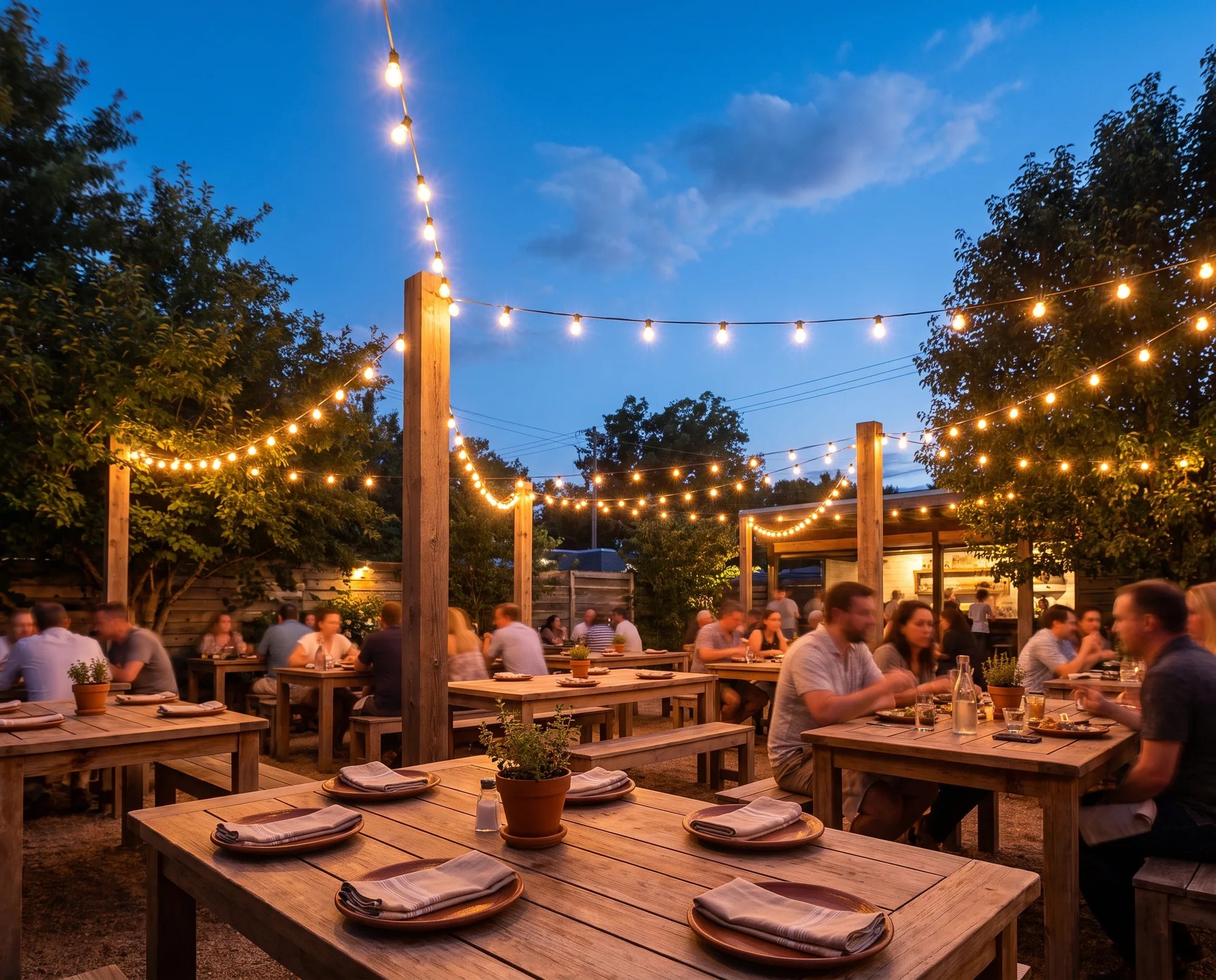 Bistro and Patio Lighting