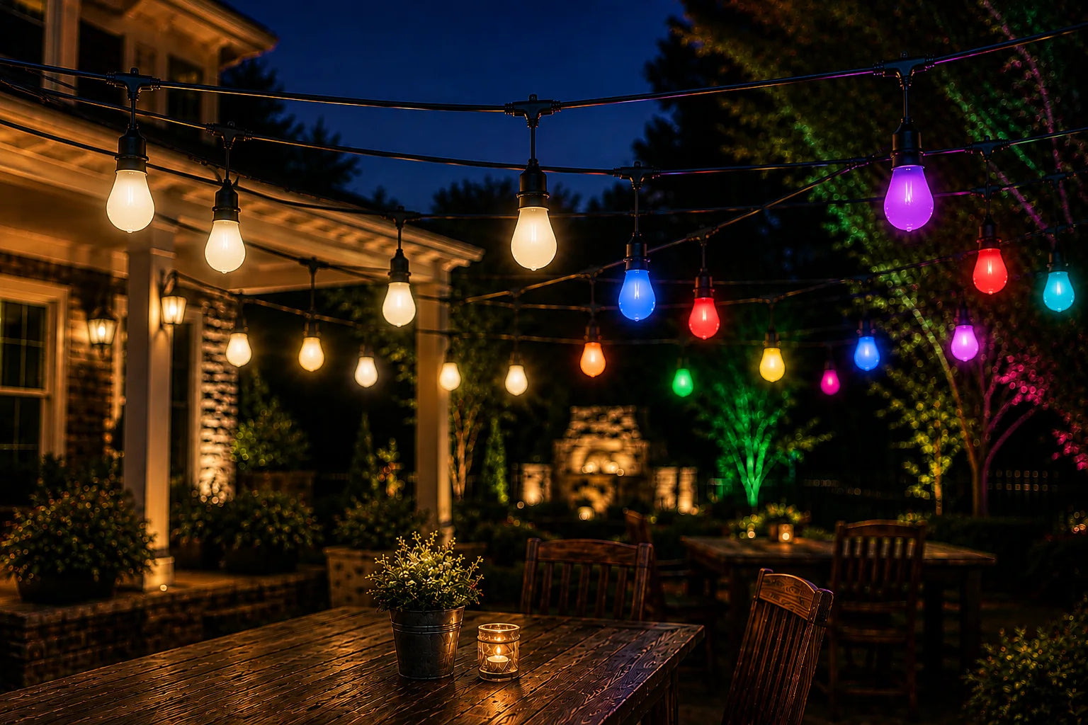 Professional lighting installation