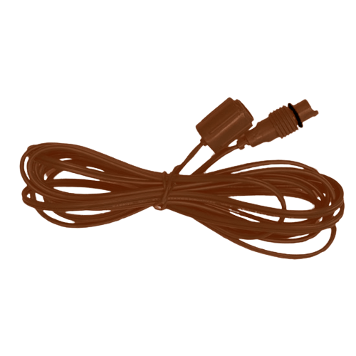 6′ Coaxial Extension Cord – Brown