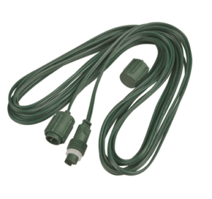 20' coaxial extension cord green