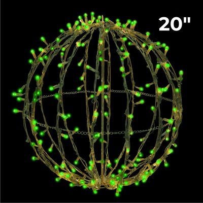 20 Green Foldable Sphere