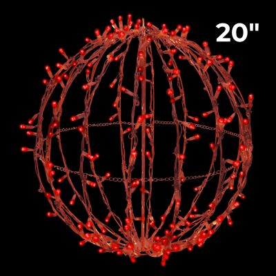 20 Red Foldable Sphere
