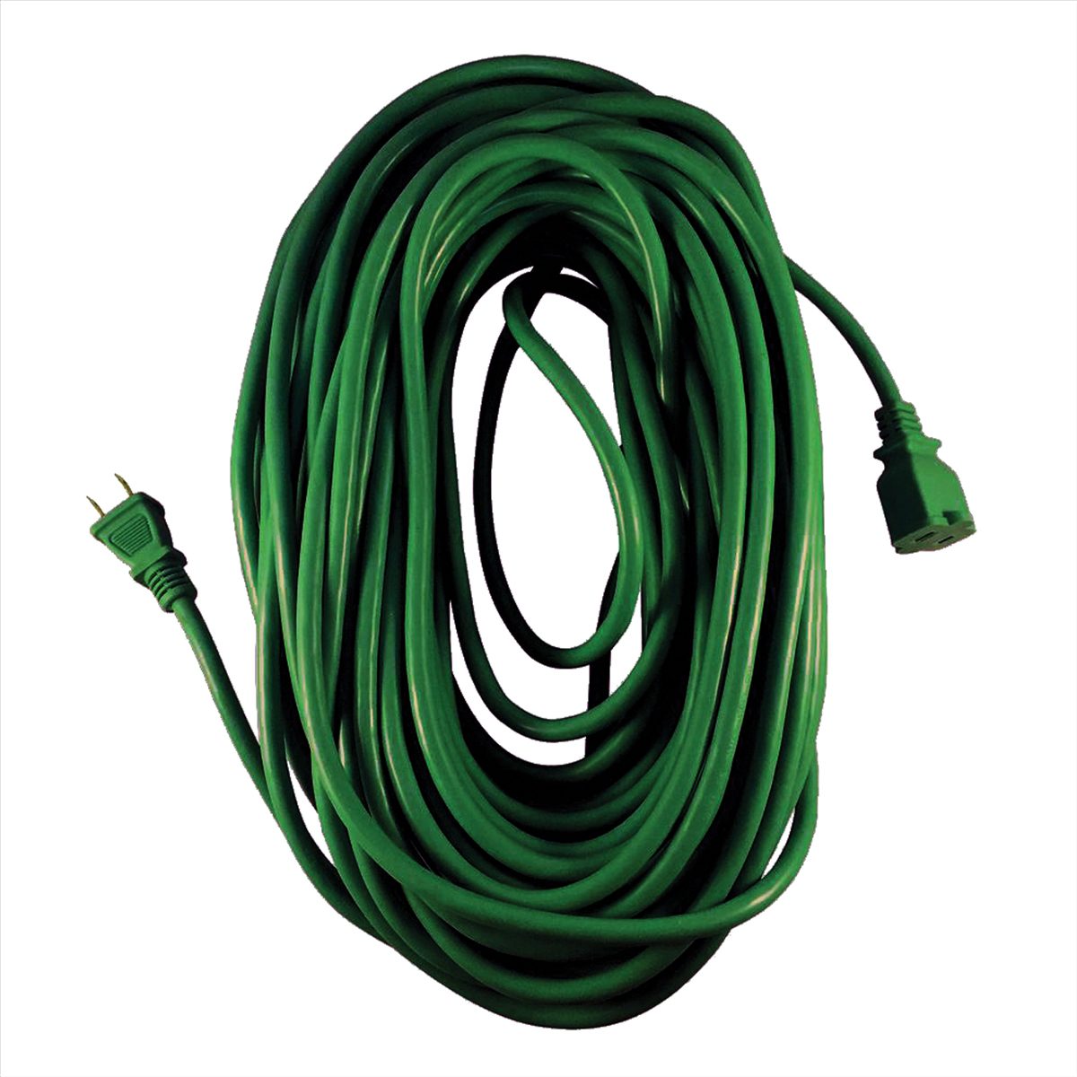 20′ 2-Prong Extension Cord – Green