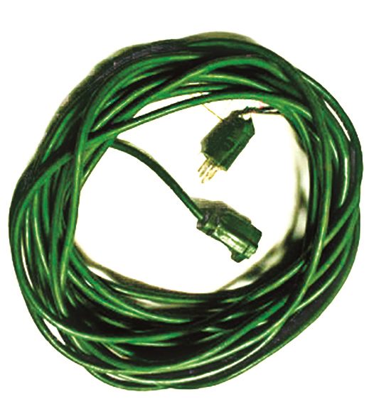 75′ Single Plug Extension Cord – Green