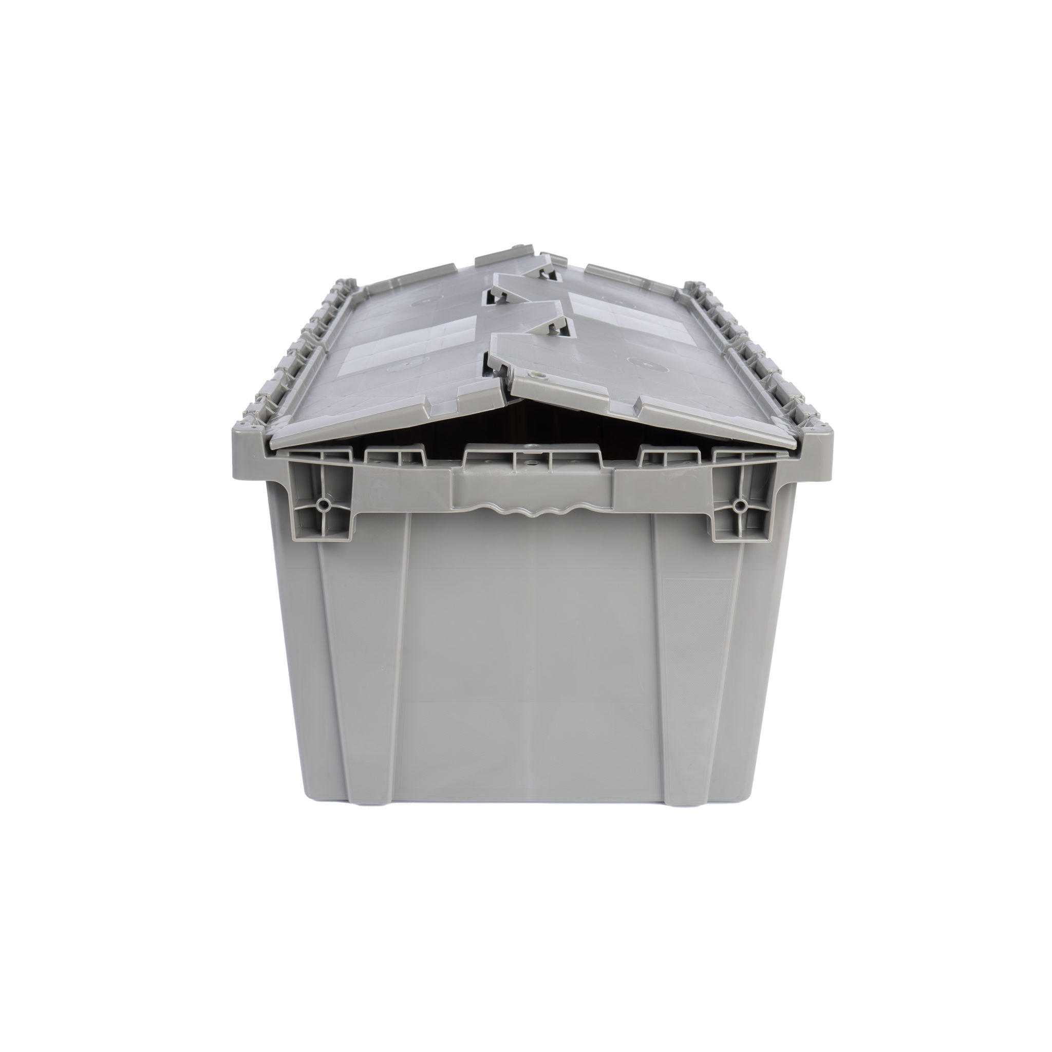 Attached-Lid Storage Tote – 27″ x 17″ x 12″