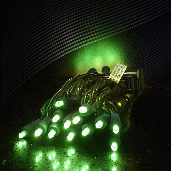 50 Light 5MM Light Set (Balled) – Green
